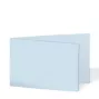 Doppelkarte - Faltkarte 240g/m² DIN A6 quer in hellblau