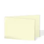 Doppelkarte - Faltkarte 240g/m² DIN A6 quer in hellcreme