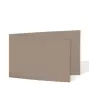 Doppelkarte - Faltkarte 220g/m² DIN A6 quer in taupe