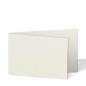 Preview: Doppelkarte - Faltkarte 250g/m² DIN A6 quer in natur wollweiss