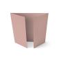 Altarfalz-Karte quadratisch (14,8x14,8cm) 220g/m² in altrosa