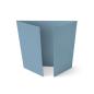 Altarfalz-Karte quadratisch (14,8x14,8cm) 220g/m² in graublau