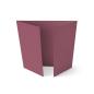 Altarfalz-Karte quadratisch (14,8x14,8cm) 250g/m² in himbeere