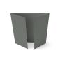 Altarfalz-Karte quadratisch (14,8x14,8cm) 220g/m² in schiefergrau