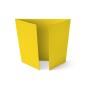 Altarfalz-Karte quadratisch (14,8x14,8cm) 240g/m² in sonnengelb