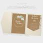 Preview: Backing-Card "Kraft White Roses" 11x16