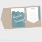 Preview: Einlegekarten-Bundle "Watercolor-Brush | Petrol" B6