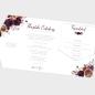 Preview: Pocketfold Einladung "Boho Violett-Flower" B6