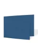Preview: Doppelkarte - Faltkarte 250g/m² DIN B6 quer in kobaltblau