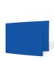 Preview: Doppelkarte - Faltkarte 220g/m² DIN B6 quer in royalblau
