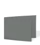 Doppelkarte - Faltkarte 220g/m² DIN B6 quer in schiefergrau