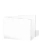 Doppelkarte - Faltkarte 240g/m² DIN B6 quer in weiss