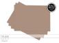 Tonkarton - Tonpapier DIN A4 120g/m² - 25 Bogen in taupe