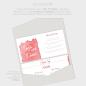 Preview: Backing-Card "Watercolor-Brush | Rot" 19,5x10