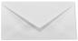 Briefumschlag DIN lang in leinen (weiss), 80g, ohne Fenster, Nassklebung