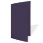 Faltkarte DIN Lang  225g/m²  in aubergine