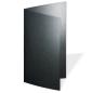 Faltkarte DIN Lang  250g/m²  in metallic-anthrazit