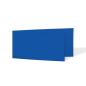 Faltkarte DIN Lang quer 220g/m²  in royalblau