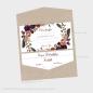 Preview: Backing-Card "Boho Violett-Flower" 19,5x10