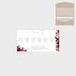 Preview: Einlegekarte "Merlot und Navy" 19,5x10