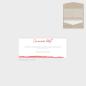 Preview: Einlegekarte "Watercolor-Brush | Rot" 19,5x8