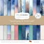 Preview: LaCreativ - Designpapier "Spaziergang im Winterwald" Paper Pack 6x6" - 24 Bogen