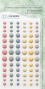 Preview: LaCreativ Enamel Dots „Lieblingsfarben“ – 84 selbstklebende Klebepunkte