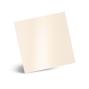Karte - Einlegekarte 15x15 cm 300g/m² in metallic champagner