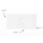 Preview: Karte - Einlegekarte DIN Lang 230g/m² in pergament ice