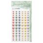 Preview: LaCreativ Enamel Dots „Lieblingsfarben“ – 84 selbstklebende Klebepunkte