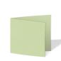Doppelkarte - Faltkarte quadratisch 15x15cm, 250g/m² in recycling kiwi