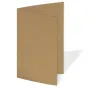Preview: Faltkarte 220g/m² DIN A7 in kraft braun