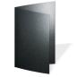 Doppelkarte - Faltkarte 250g/m² DIN B6 in metallic-anthrazit