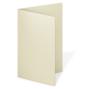 Doppelkarte - Faltkarte 250g/m² DIN B6 in metallic-ivory