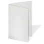 Doppelkarte - Faltkarte 300g/m² DIN A6 in metallic polarweiss