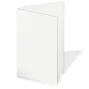 Doppelkarte - Faltkarte 220g/m² DIN A6 in puderweiss