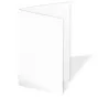 Preview: Faltkarte 240g/m² DIN A7 in weiss