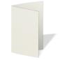 Doppelkarte - Faltkarte 250g/m² DIN B6 in natur wollweiss