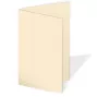 Doppelkarte - Faltkarte 240g/m² DIN B6 in creme
