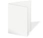 Doppelkarte - Faltkarte 220g/m² DIN B6 in puderweiss