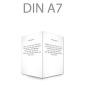 Preview: Klappkarte blanko DIN A7 - außen (eigenes Design)