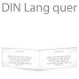 Preview: Klappkarte blanko DIN Lang quer - außen (eigenes Design)