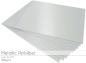 Cardstock "Metallic" - Bastelpapier 300g/m² DIN A4 in metallic-persilber