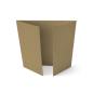 Altarfalz-Karte quadratisch (14,8x14,8cm) 300g/m² in recycling natur