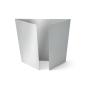 Altarfalz-Karte quadratisch (14,8x14,8cm) 300g/m² in metallic perlsilber