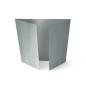 Altarfalz-Karte quadratisch (14,8x14,8cm) 300g/m² in metallic platin