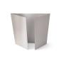 Altarfalz-Karte quadratisch (14,8x14,8cm) 300g/m² in metallic puderrosa