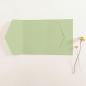 Pocketfold-Karte B6 seitlich Recycling "Kraft Recycling Kiwi" Basic Line