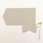 Preview: Pocketfold-Karte B6 Recycling "Kakao 15%" Exklusiv Line
