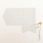 Preview: Pocketfold-Karte B6 Recycling "Wollweiss" Exklusiv Line